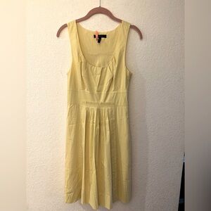 BCBG Buttercream Yellow Sleeveless Dress